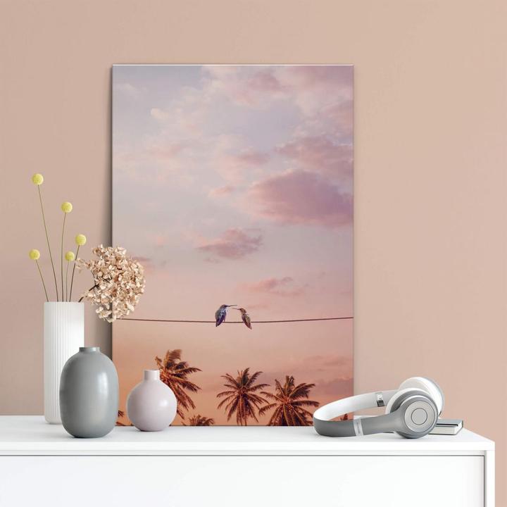 Produktbild Trenddeko Hummingbirds in Love (30 x 45 cm)