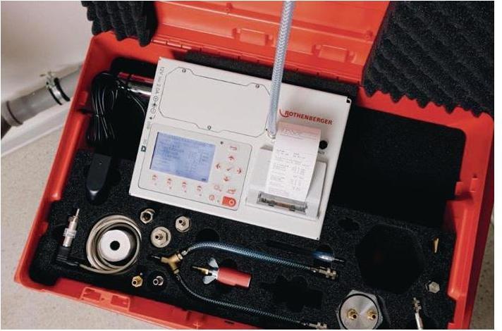 Produktbild Rothenberger Druck-/Leckmengenmessgerät ROTEST GW Professional Arbeitsbereich bis 20 bar