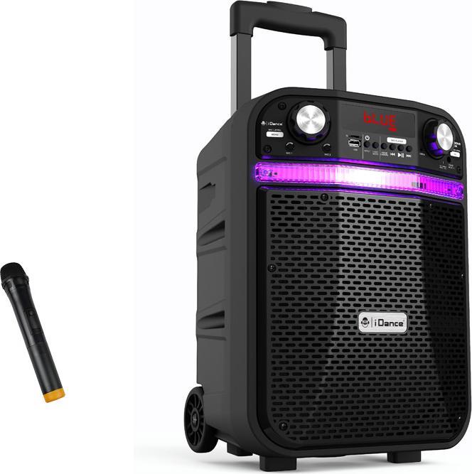 Produktbild Idance Groove408X Party Speaker - Draadloos - Bluetooth Speaker - Karaoke Set - App Bediening - 200 Watt - (8 h, Batteriebetrieb)
