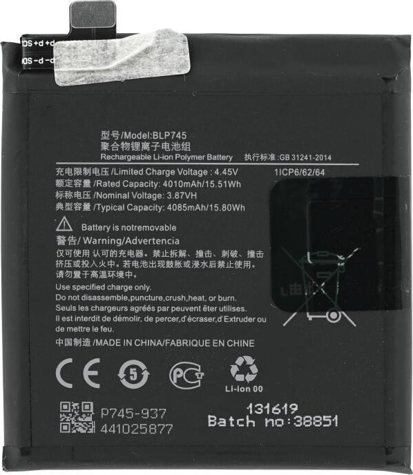 Image du produit OEM Batterie MPS BLP745 pour OnePlus 7T Pro