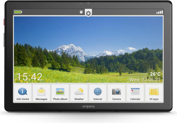 Produktbild Emporia Tablet WiFi & LTE - Produktbundle Ladeschale + Cover + Tastatur (10.10", 32 GB, Schwarz)