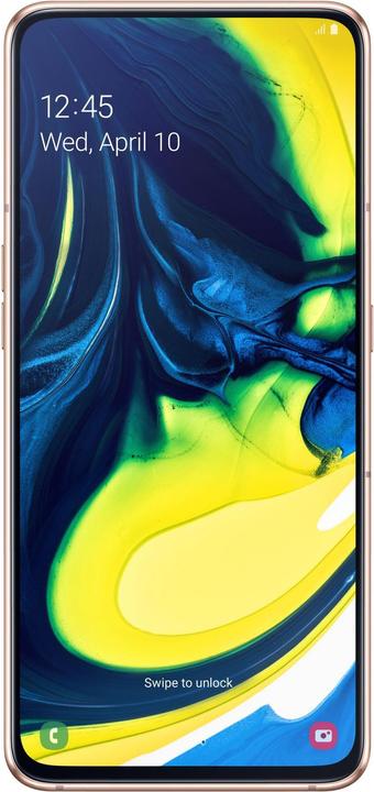 Samsung Galaxy A80 (128 GB, Angel Gold, 6.70", Dual SIM, 48 Mpx, 4G)