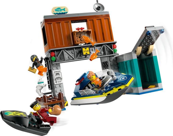 Produktbild LEGO Police Speedboat and Crooks' Hideout (60417, LEGO City)