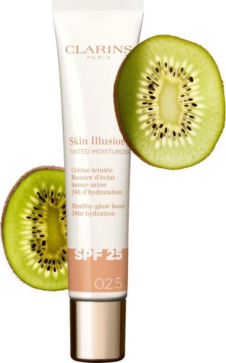 Immagine prodotto Clarins Skin Illusion - Getönte Feuchtigkeitscreme Spf25 02.5 (Marrone, Rosso)