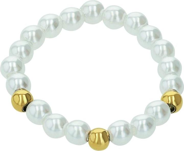 Immagine prodotto Amor Ringe für Damen, Edelstahl, Glasperle | Herz (Taglia unica)
