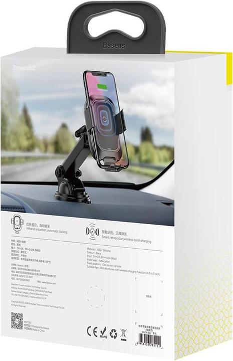Immagine prodotto Baseus Supporto per auto con funzione di ricarica senza fili QI