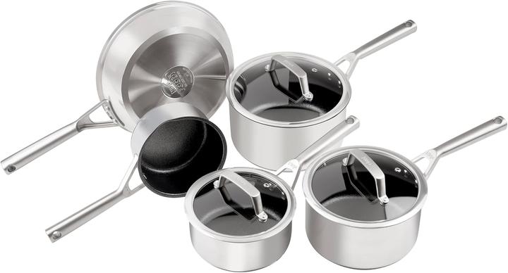 Actual product image Ninja NIA pot and pan set 5t.Z.ES (24 cm, Pan set + pot set, Stainless steel)