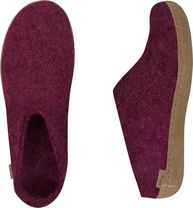 Image du produit Glerups Pantoufles à semelle de cuir (41)
