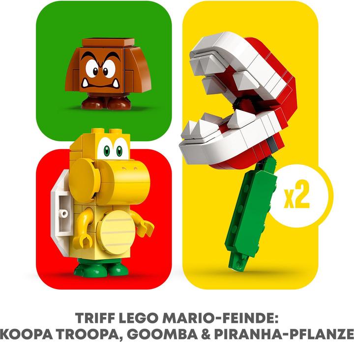 Actual product image LEGO Piranha plant power seesaw extension set (71365, LEGO Super Mario)
