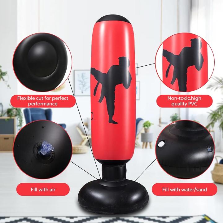 Actual product image Cbx Inflatable punching bag, standing punching bag, 160cm (55 cm)