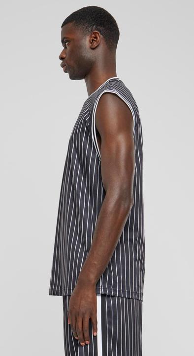Actual product image Urban Classics Striped Mesh Tank Top - 166797 (M)