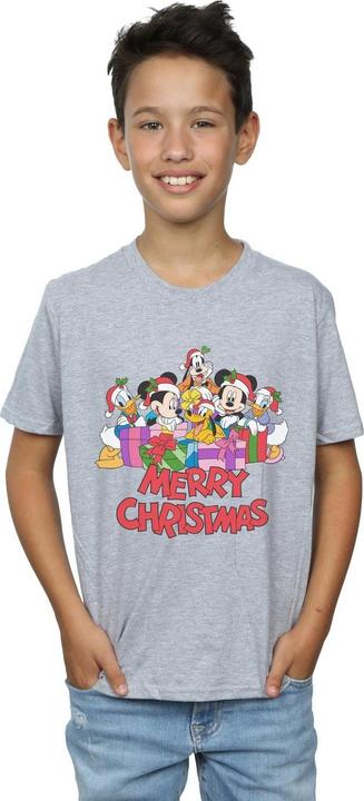 Actual product image Disney Boys Mickey Mouse And Friends Christmas T-Shirt (152, 158)
