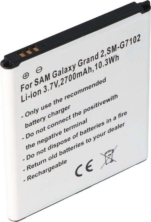 Actual product image AccuCell Battery Samsung Galaxy Grand 2 Duos, EB-B220AC, EB665468LU