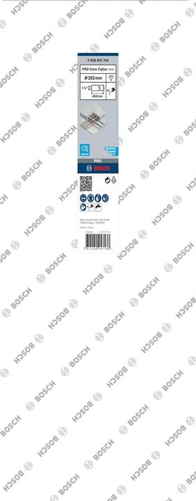 Actual product image Bosch Professional Zubehör PRO Core Cutter wet, 202 x 450 mm, 1 1/4-inch UNC (202 millimetres)