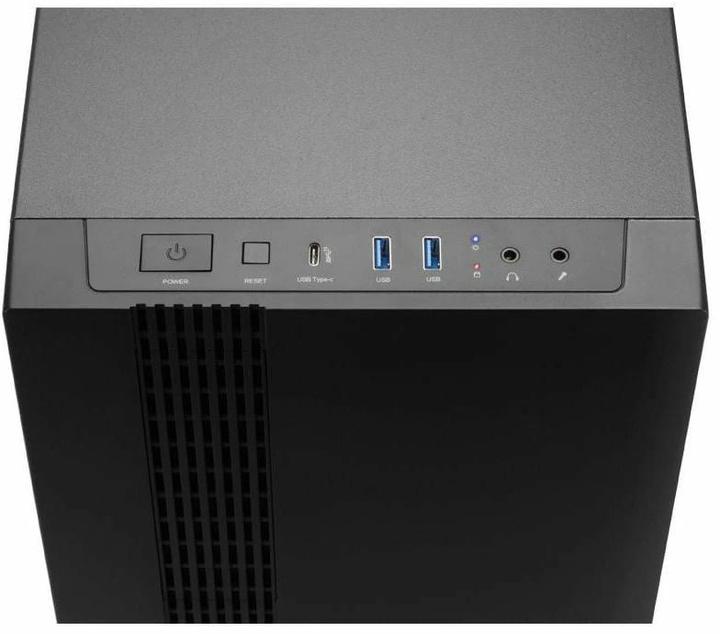 Actual product image Chieftec mATX housing UK-02B, black (ATX, mATX, Mini-ITX)