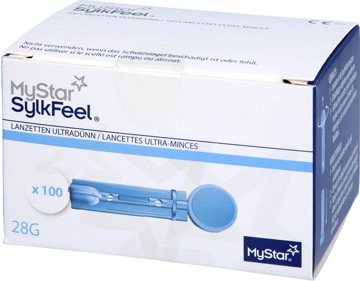 Actual product image Sanofi-Aventis Deutschland GmbH MyStar SylkFeel Lancets 28G, 100 pcs LAN (Lancets)