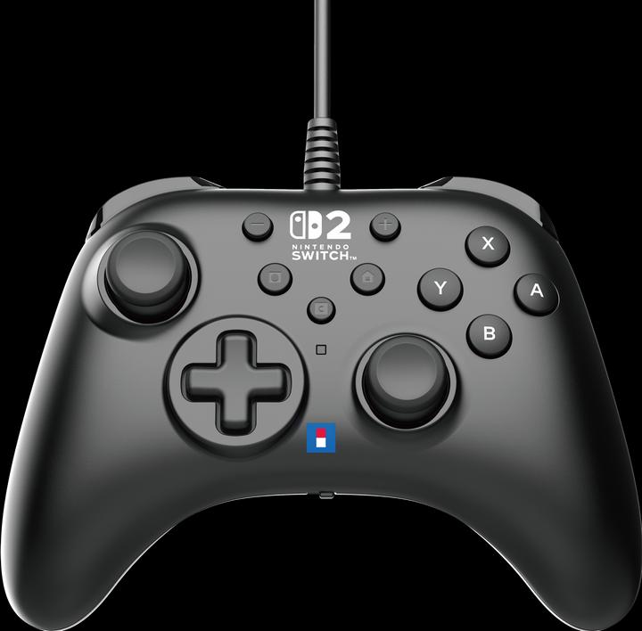 Produktbild HORI NSW2 Controller wired HORIPAD Turbo schwarz offiziell lizenziert (Switch 2, Switch, Switch OLED)