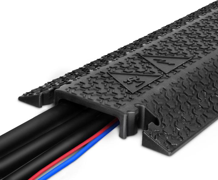 Produktbild Defender XPRESS 100 BLK R - XPRESS Drop-over Kabelbrücke 100mm Retail, schwarz (Kabelbrücke, 10 cm)