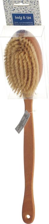 Herba Bade- und Massagebürste, Naturborsten Soft, Buchenholz FSC® zertifiziert