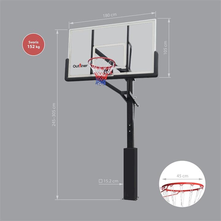 Actual product image Outliner BASKETBALL HOOP S029