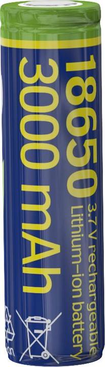 Actual product image Gembird Li-ion battery type 18650 10C 3000 mAh (1 pcs., 18650, 3000 mAh)