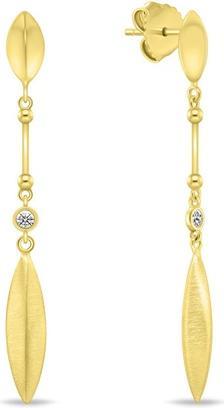 Image du produit Brilio Silver - Longues boucles d'oreilles stylées en argent EA1037W
