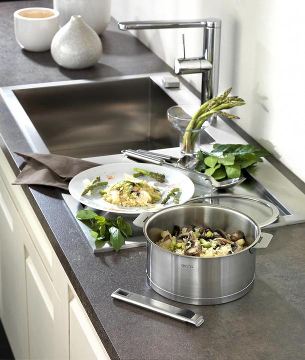 Immagine prodotto Cristel Set di pentole (20 cm, Set di pentole e padelle da cucina, Alluminio, Acciaio inossidabile)