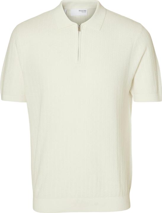 Image du produit Selected Homme Slhcran Ss Knit Structure Half Zip Polo (M)