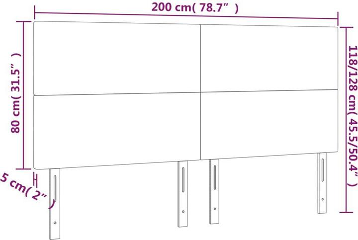 Immagine prodotto VidaXL Conni (200 x 5 x 128 cm)