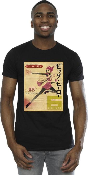 Produktbild Disney Big Hero 6 Baymax Honey Lemon Newspaper TShirt (XXL)