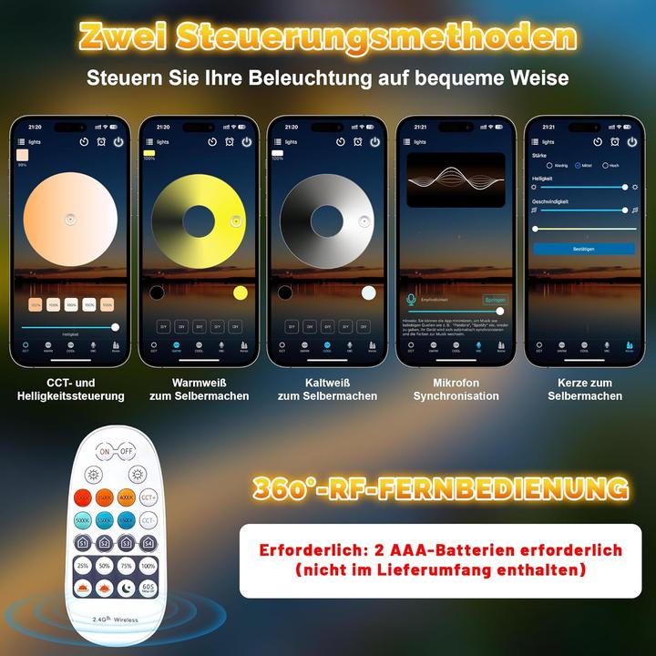 Actual product image Lumina Swiss 30m Set SmartLED Weiss Outdoor IP67 (Cold White, Neutral White, Warm white, 3000 cm, Outdoor)