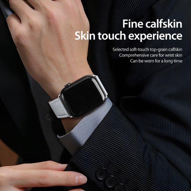 Produktbild Dux Ducis YA Armband (38 mm, 40 mm, 41 mm, Echtleder, Apple Watch Series 1, Apple Watch Series 2, Apple Watch Series 3, Apple Watch Series 4, Apple Watch Series 5, Apple Watch Series 6, Apple Watch Series 7, Apple Watch Series 8, Apple Watch Series 9, Apple Watch SE)