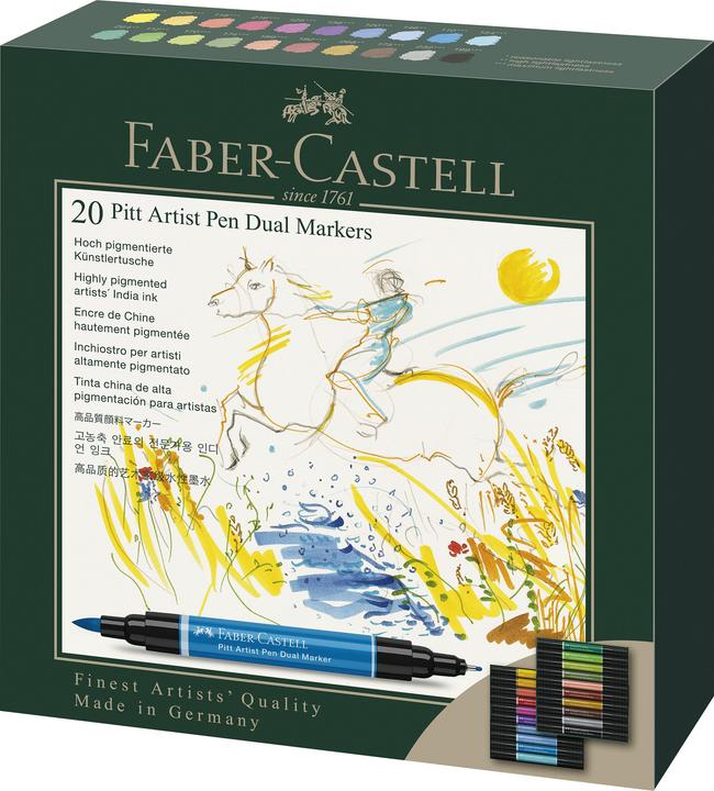 Immagine prodotto Faber-Castell Penna a inchiostro (Multicolore, 20 x)