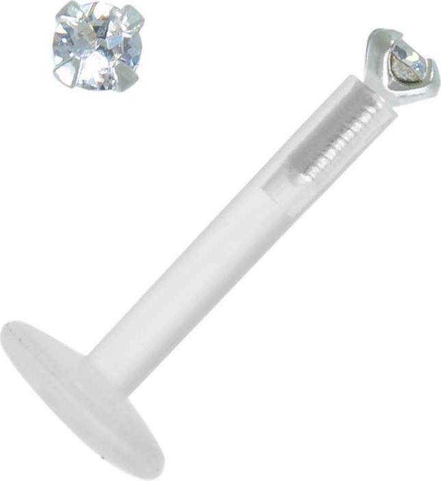 Produktbild Bijouteria Piercing (Premium Kristall, Bioplast, Silber 925)