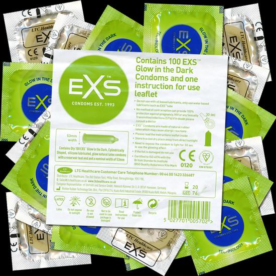 Immagine prodotto EXS Preservativi fosforescenti (100 pz.)