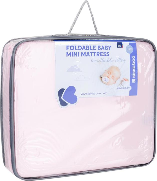 Actual product image Kikkaboo Mini Baby Cot Folding Mattress (80 x 45 cm)