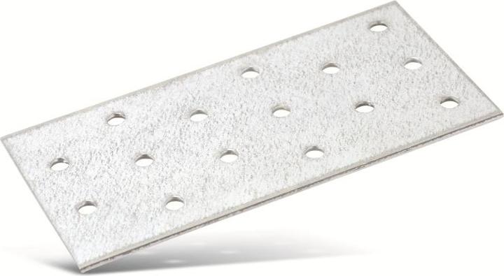 Produktbild Masterproof Lochplatten-Verbinder, 120x60x2mm,, Stahl, verzinkt (Lochplatte, 1 Stk.)