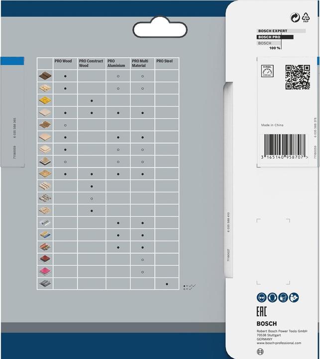 Produktbild Bosch Professional Zubehör PRO Steel cordless Kreissägeblatt, 150 x 1,6 x 20 mm