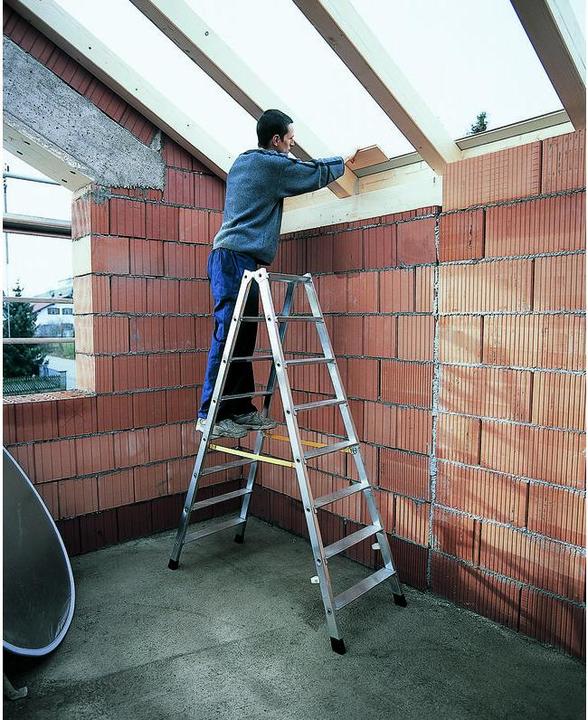 Produktbild Zarges Nova B - Stufen-Stehleiter 2 x 6 Stufen (Gerüst, 137 cm)