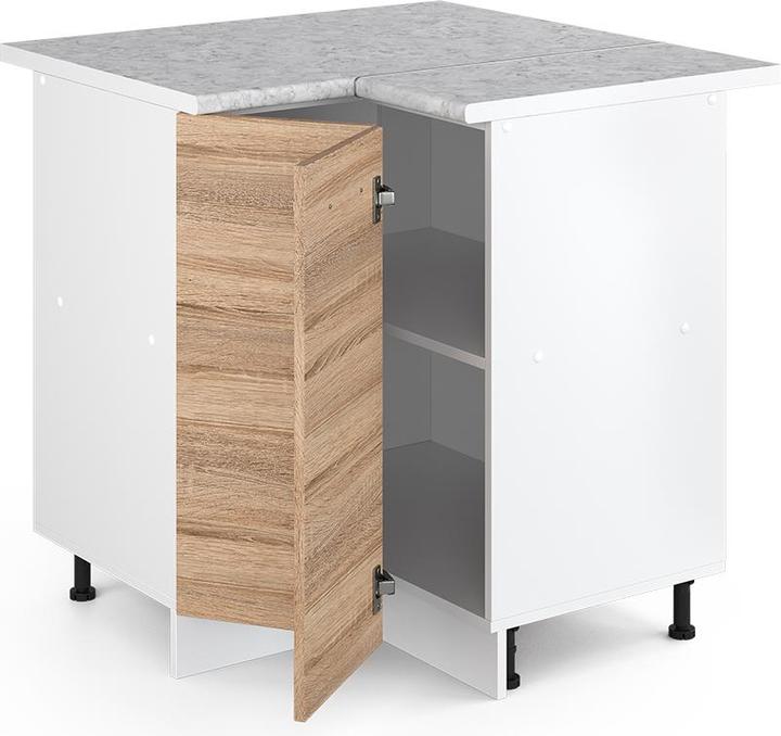 Produktbild Vicco Eckunterschrank R-Line (75.5 x 60 x 81.5 cm)