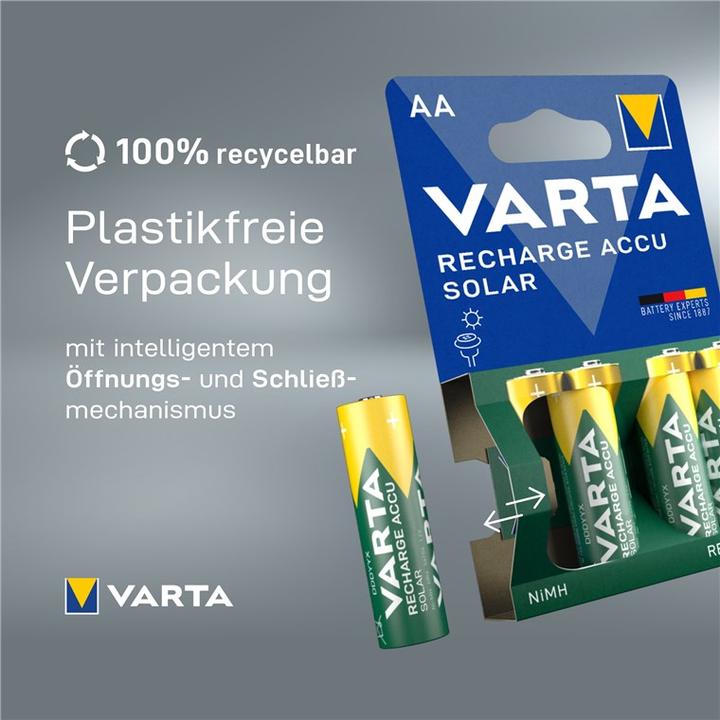 Actual product image Varta Recharge Accu Solar (2 pcs., AA, 800 mAh)