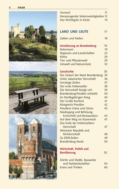 Actual product image Travel Guide Brandenburg