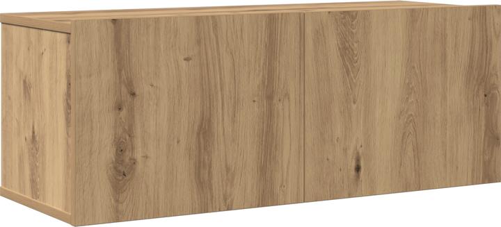 Actual product image VidaXL 4-piece TV cabinet set wall-mounted Artisan oak chipboard (100 x 40 x 40 cm)