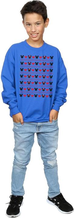 Actual product image Disney Boys Mickey And Minnie Christmas Hearts Sweatshirt (152, 158)