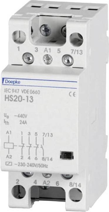 Actual product image Doepke Inst.contactor HS25-40/230V 4S 25A 230V HS25-40/230V