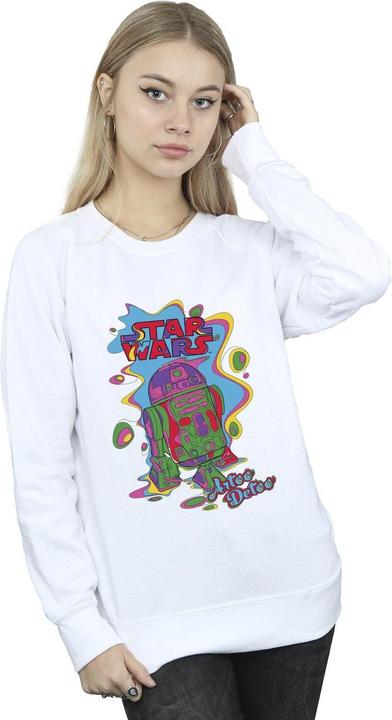 Actual product image Star Wars Womens/Ladies R2D2 Pop Art Sweatshirt (XL)