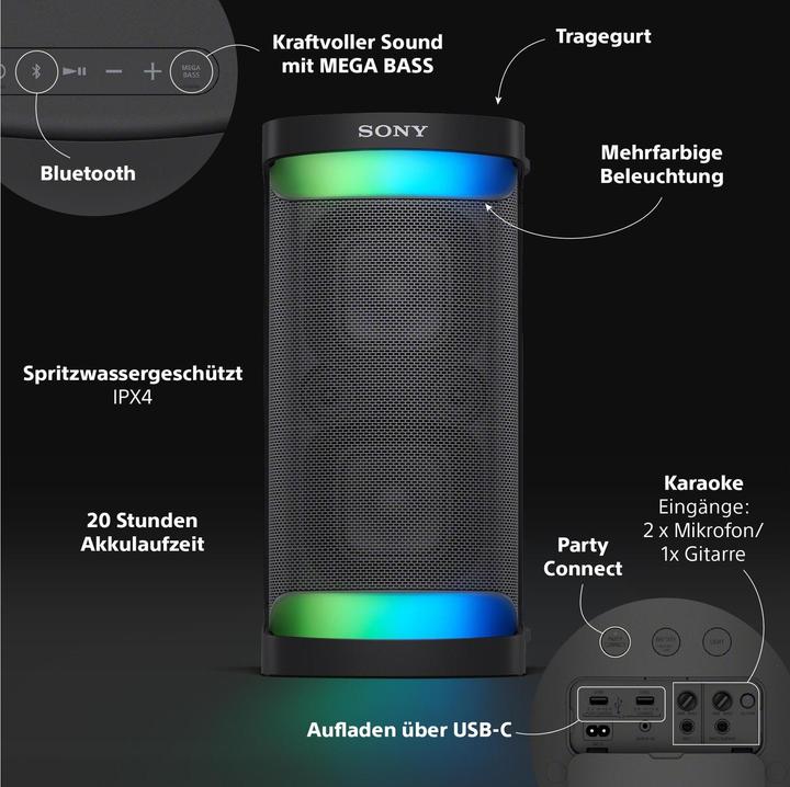 Produktbild Sony SRS-XP500 (20 h, Batteriebetrieb)