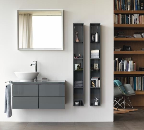 Produktbild Duravit Regalelement L-CUBE 180x180x1000mm basalt matt