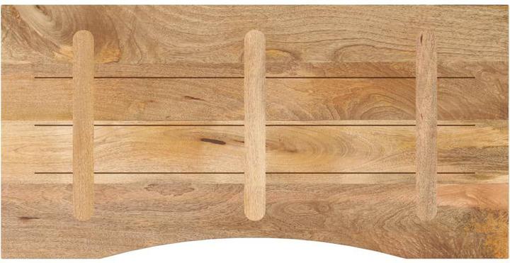 Produktbild VidaXL Schreibtischplatte Tischplatte Holzplatte mit Aussparung Massivholz Mango (110 x 50 x 2.5 cm)