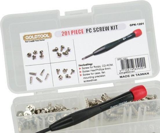 Produktbild InLine PC Builder Kit - semi - 201-teilig